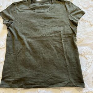 Olive Green Short Sleeve Women's Tee